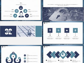 互联网通信与网络安全 软件开发与营销PPT模板